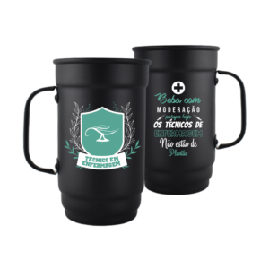 caneca alumínio colorida personalizada 750ml