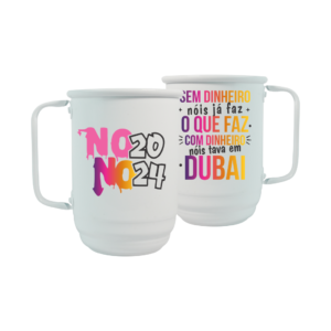 caneca aluminio colorida 500ml